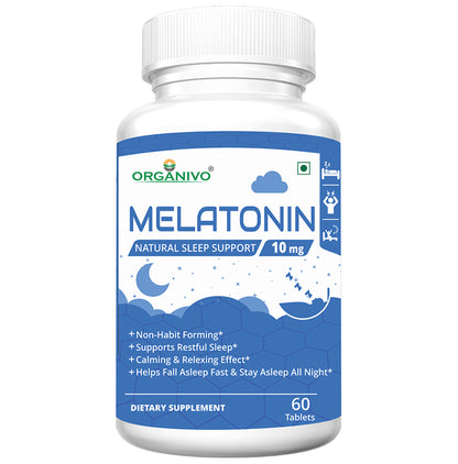 Organivo Melatonin Natural Sleep Support Tablet - Classic Derma