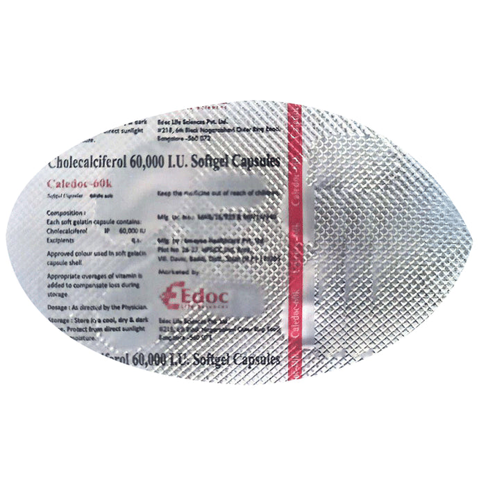 Caledoc 60K Soft Gelatin Capsule - Classic Derma