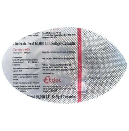 Caledoc 60K Soft Gelatin Capsule - Classic Derma