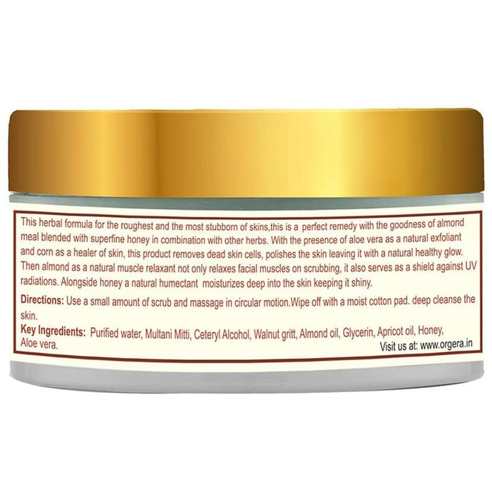 Orgera Almond and Honey Facial Scrub