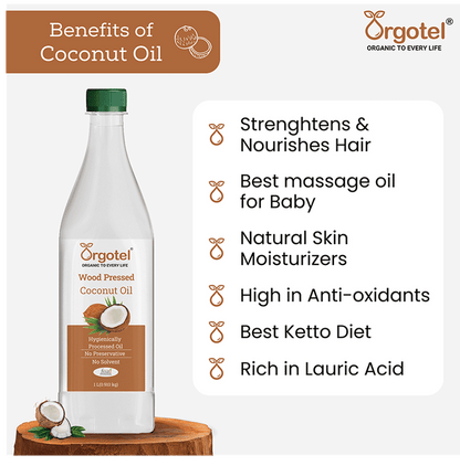 Orgotel Wood Pressed Coconut Oil