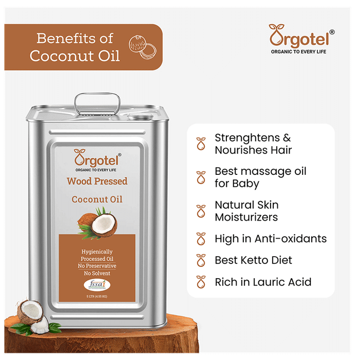 Orgotel Wood Pressed Coconut Oil