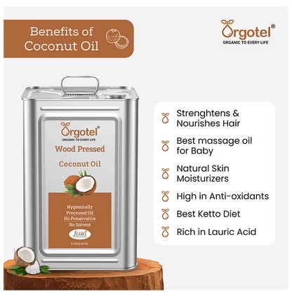 Orgotel Wood Pressed Coconut Oil