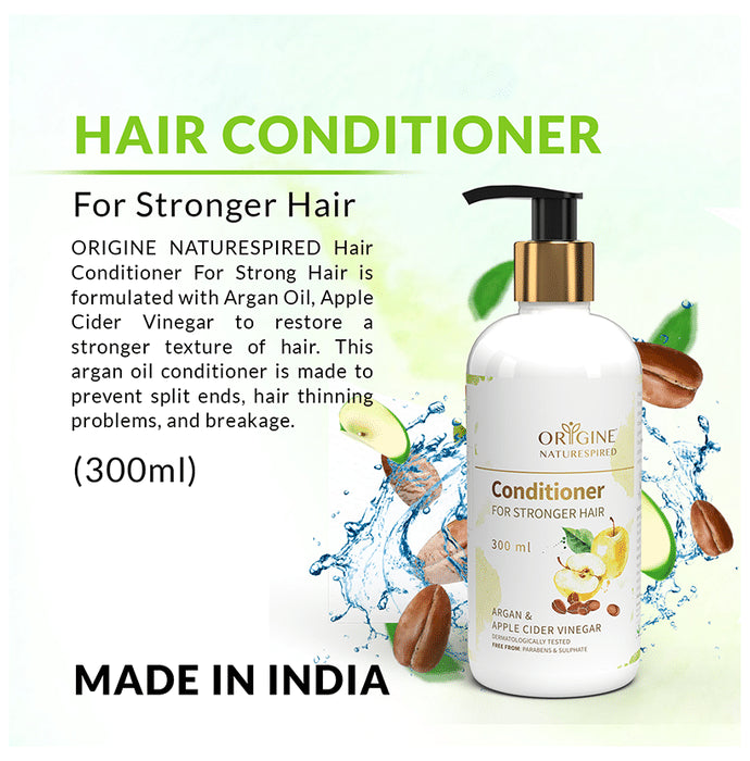 Origine Naturespired Conditioner Argan & Apple Cider Vinegar for Stronger Hair