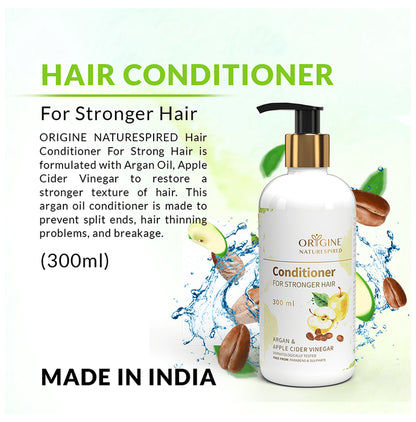 Origine Naturespired Conditioner Argan & Apple Cider Vinegar for Stronger Hair