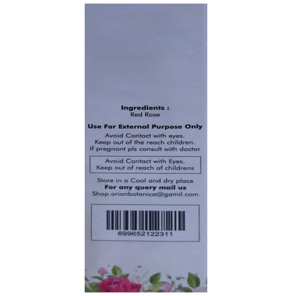 Orion Botanica Red Rose Pure Essential Oil