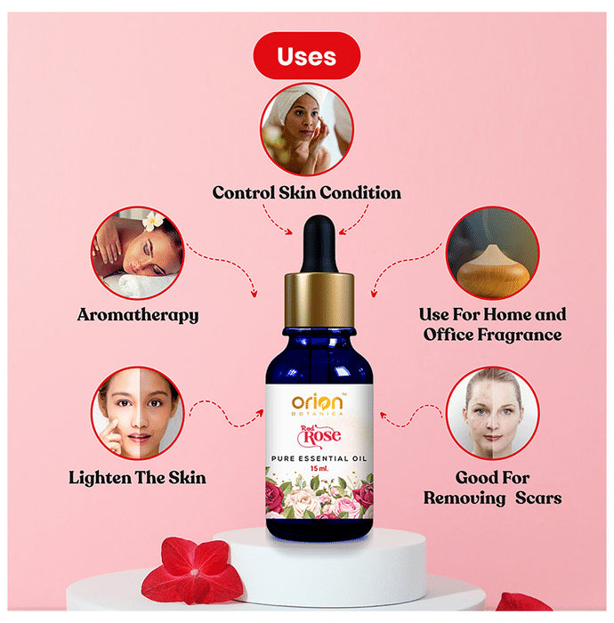 Orion Botanica Red Rose Pure Essential Oil