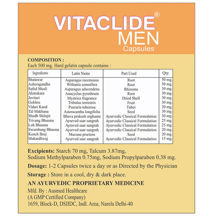 Vitaclide Men Capsule (10 Each)