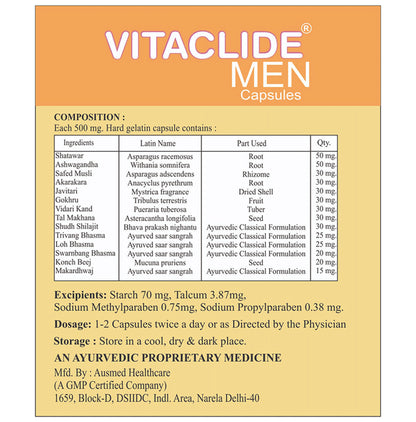 Vitaclide Men Capsule (10 Each)