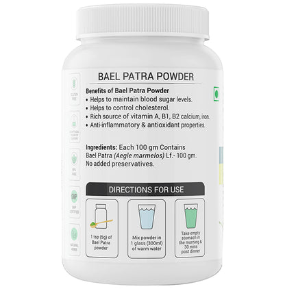 Krishna's Herbal & Ayurveda Bael Patra Powder