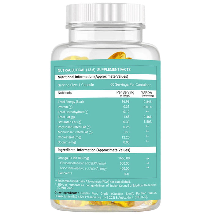 OSOAA Triple Strength Omega 3 Soft Gelatin Capsule
