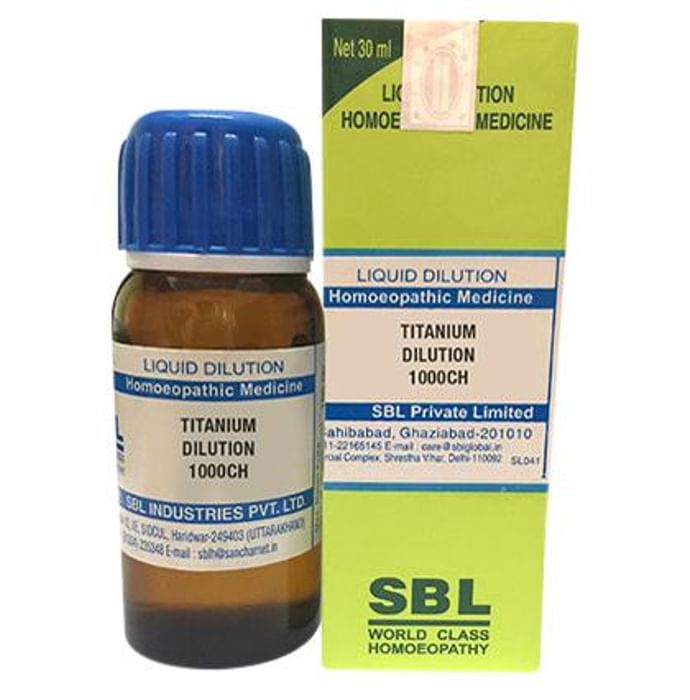 SBL Titanium Dilution 1000 CH - Classic Derma