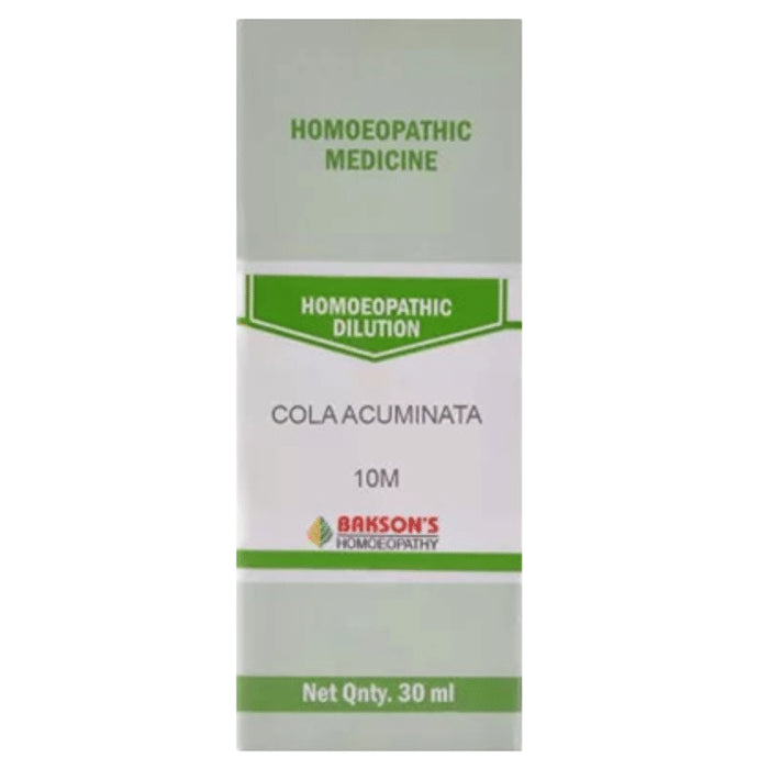 Bakson's Homeopathy Cola Acuminata Dilution 10M - Classic Derma