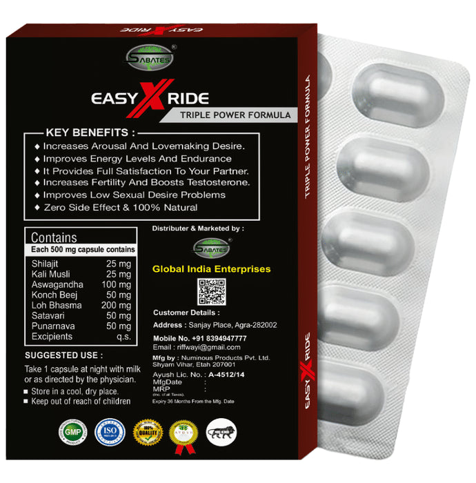 Sabates Easy X Ride Triple Power Formula Capsule