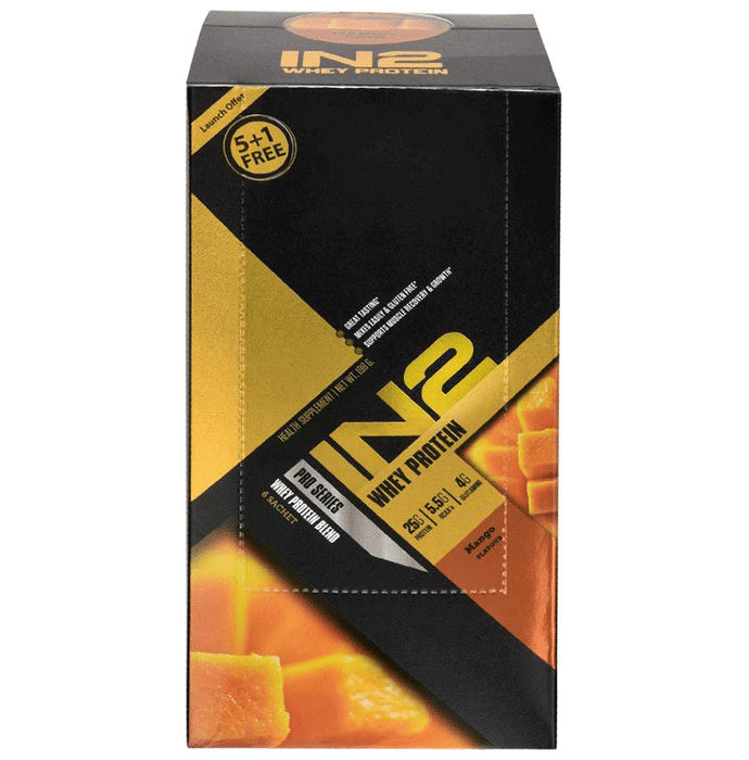 IN2 Whey Protein Sachets (5+1 Free) Mango - Classic Derma