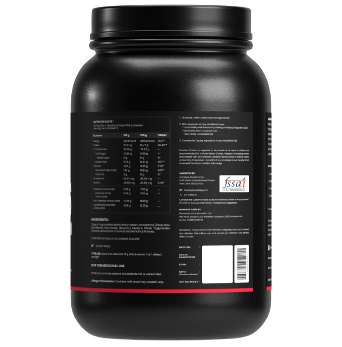 Athlab Unreal Gains Powder Banana Smoothie