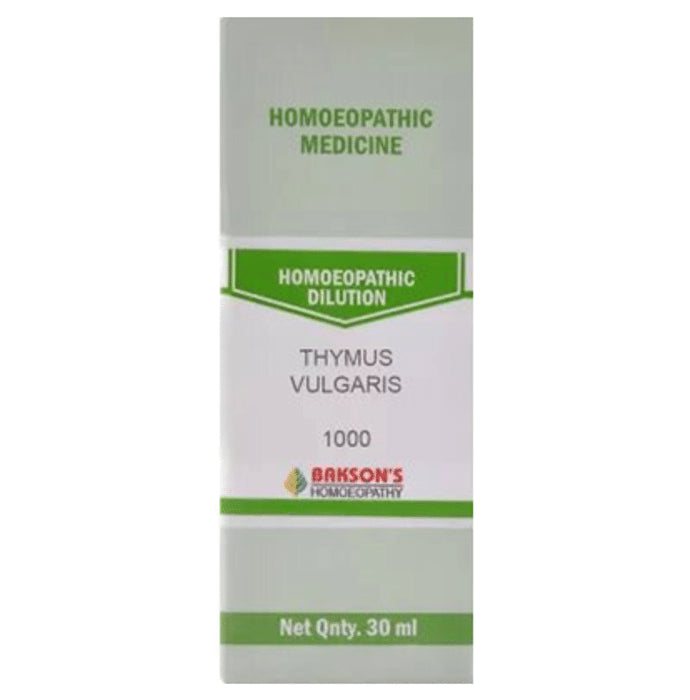 Bakson's Homeopathy Thymus Vulgaris Dilution 1000 CH - Classic Derma