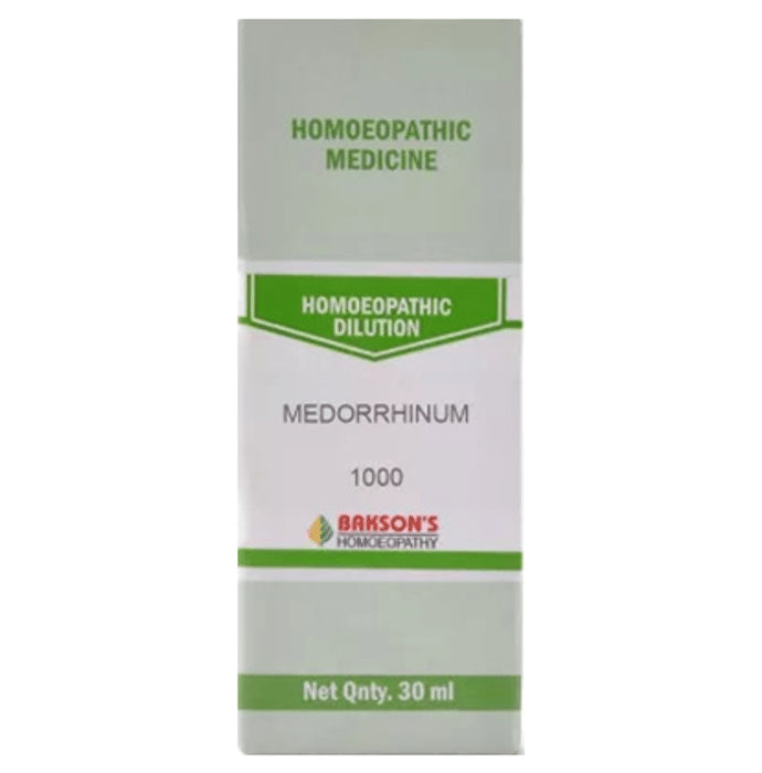 Bakson's Homeopathy Medorrhinum Dilution 1000 CH - Classic Derma