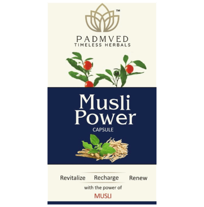 Padmved Musli Power Capsule (30 Each) - Classic Derma