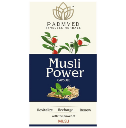 Padmved Musli Power Capsule (30 Each) - Classic Derma