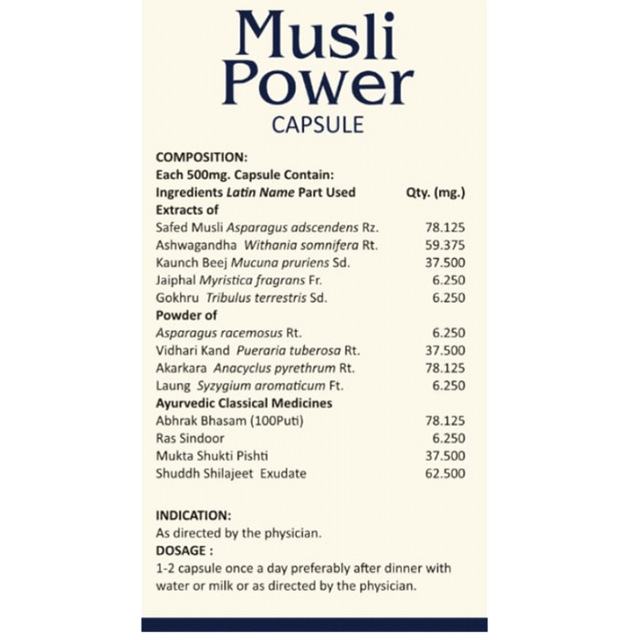 Padmved Musli Power Capsule (30 Each)
