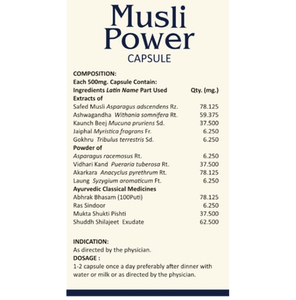 Padmved Musli Power Capsule (30 Each)