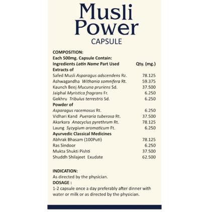 Padmved Musli Power Capsule (30 Each)