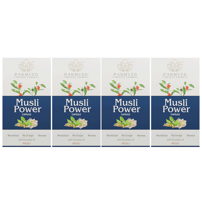 Padmved Musli Power Capsule (30 Each) - Classic Derma