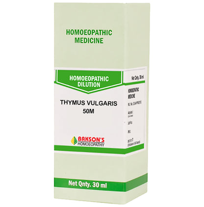 Bakson's Homeopathy Thymus Vulgaris Dilution 50M - Classic Derma