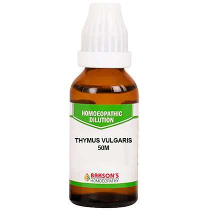 Bakson's Homeopathy Thymus Vulgaris Dilution 50M