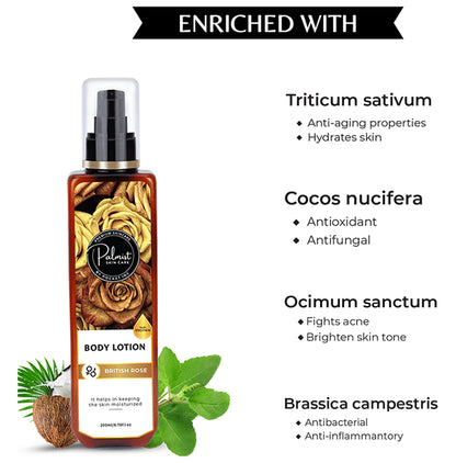 Palmist Body Lotion British Rose