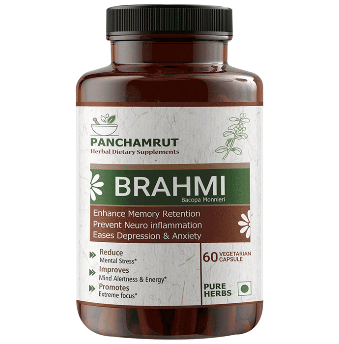 Panchamrut Herbals Brahmi Capsule - Classic Derma