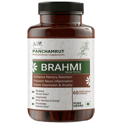 Panchamrut Herbals Brahmi Capsule - Classic Derma
