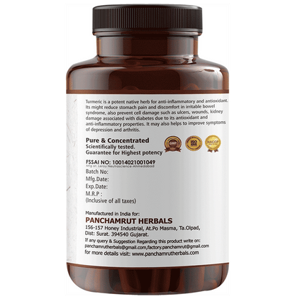 Panchamrut Herbals Turmeric Capsules