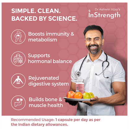 InStrength Women's Multivitamin for Metabolism, Digestion, Bones & Muscles | Capsule
