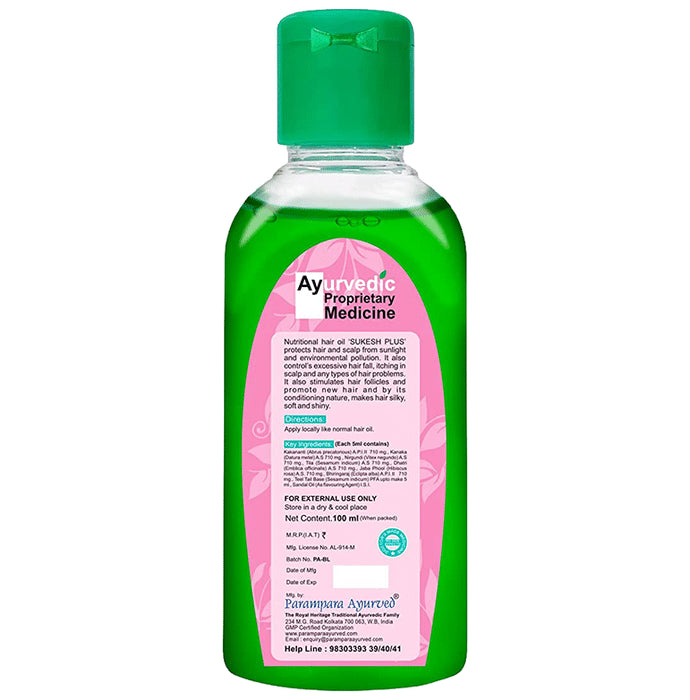 Parampara Ayurved Sukesh Plus Hair Oil
