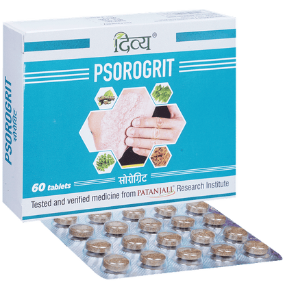 Patanjali Divya Psorogrit Tablet for Psoriasis - Classic Derma