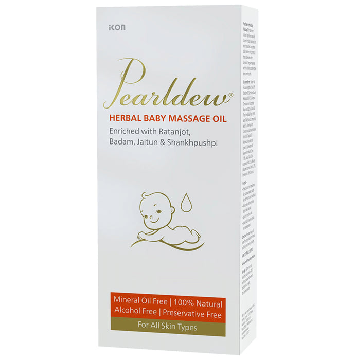 Pearldew Herbal Baby Massage Oil - Classic Derma