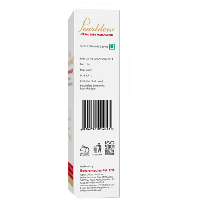 Pearldew Herbal Baby Massage Oil