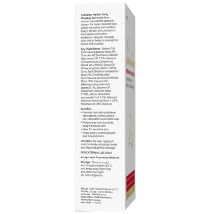 Pearldew Herbal Baby Massage Oil