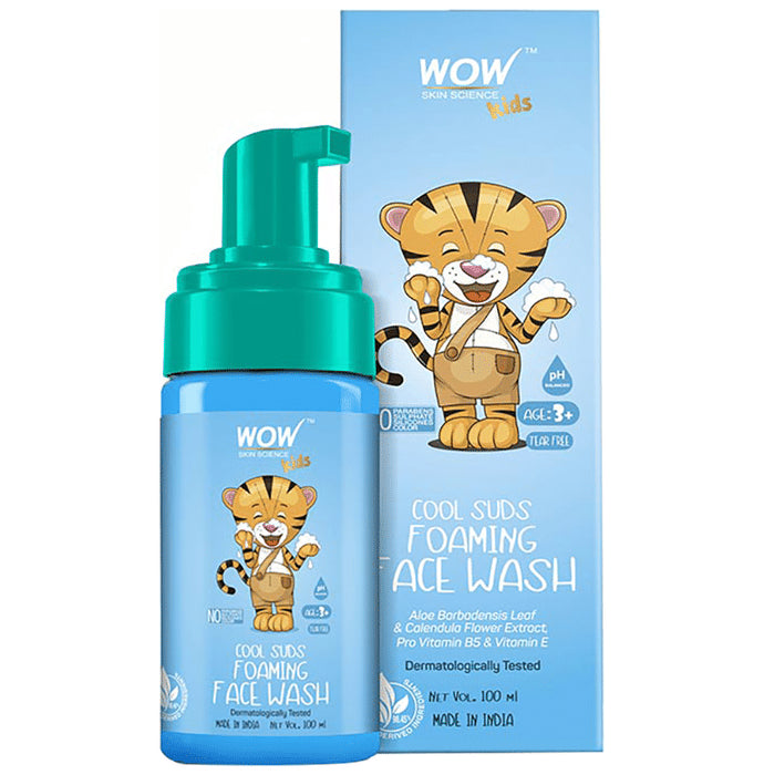 WOW Skin Science Kids Foaming Face Wash Cool - Classic Derma