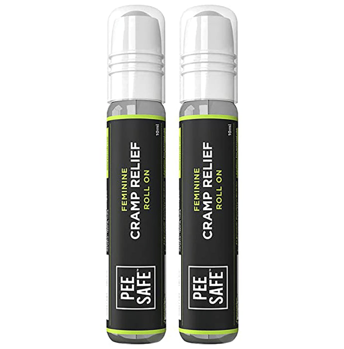 Pee Safe Feminine Cramp Relief Roll On (10ml Each) - Classic Derma
