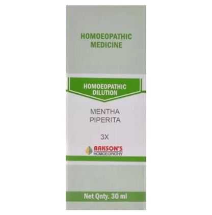 Bakson's Homeopathy Mentha Piperita Dilution 3X - Classic Derma