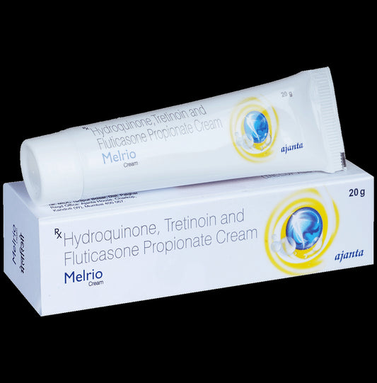 Melrio Cream with Hydroquinone, Tretinoin and Fluticasone Propionate - Classic Derma