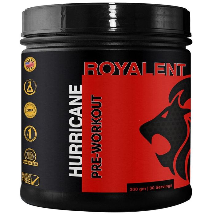 Royalent Hurricane Pre-Workout Powder Lime - Classic Derma