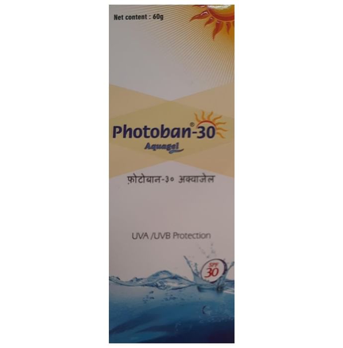 Photoban 30 Aquagel Sunscreen SPF 30 | For UVA/UVB Protection - Classic Derma