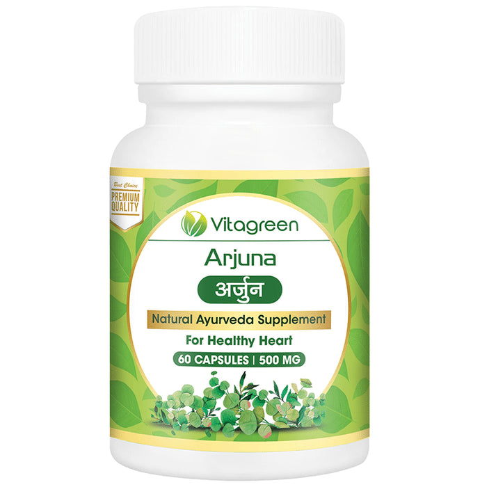 Vitagreen Arjuna 500mg Capsule - Classic Derma