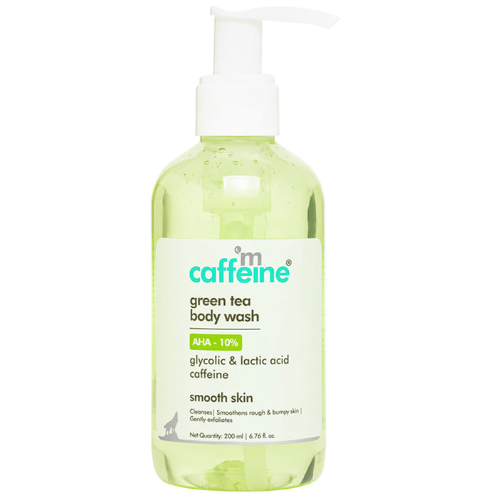 mCaffeine Green Tea Body Wash with AHA 10% - Classic Derma