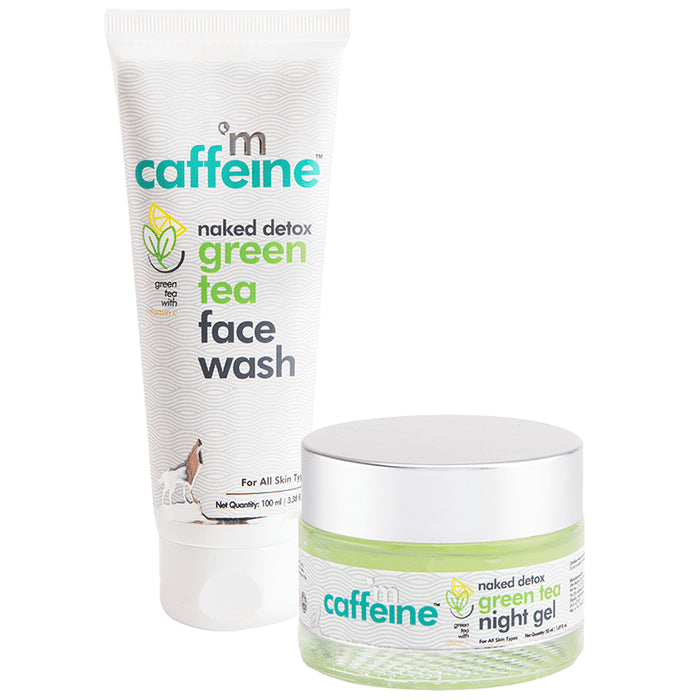 mCaffeine Green Tea Night Hydration Routine Kit - Classic Derma