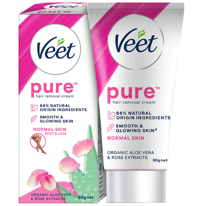Veet Pure Hair Removal Cream for Normal Skin - Classic Derma